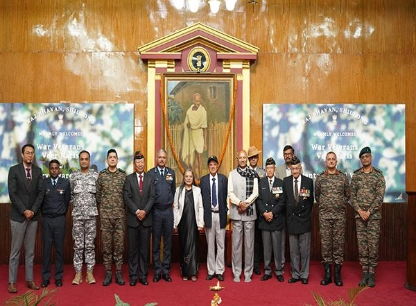 India News | Meghalaya Governor Chairs 32nd Ex-Servicemen Committee Meeting, Honours War Veterans and Gallantry Awardees