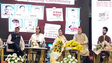 India News | Second Edition of Crime Literature Festival Kicks off in Dehradun, Featuring Authors, Filmmakers, and Law Experts