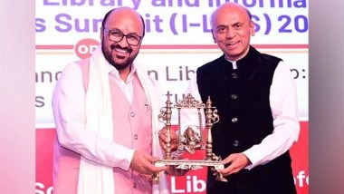 Business News | Education Minister Yogendra Upadhyay Hails Galgotias University at 12th International Conference on Library and Information Science