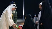 World News | Ruler of Ajman Attends Commemoration Day Ceremony at Wahat Al Karama in Abu Dhabi