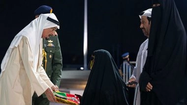 World News | Ruler of Ajman Attends Commemoration Day Ceremony at Wahat Al Karama in Abu Dhabi