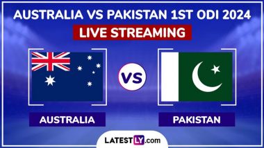 Australia vs Pakistan 1st ODI 2024 Live Streaming Online in India: How To Watch AUS vs PAK Cricket Match Free Live Telecast on TV?