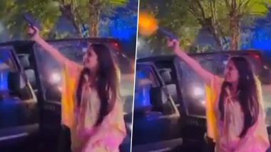 'Pollution Free Diwali' With Gunshots: Uttarakhand Dentist Aanchal Dhingra Celebrates Deepawali by Firing 5 Shots in Air With Gun in Hand, Shares Video on Instagram; Booked After Clip Goes Viral