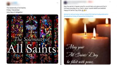 All Saints’ Day 2024 Messages: Netizens Share Posts, Quotes, Images, Sayings and Wallpapers to Observe the Day