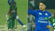 Allah Ghazanfar Six-Wicket Haul Video Highlights: Watch Young Afghanistan Spinner Dismiss Bangladesh Batters During AFG vs BAN 1st ODI 2025