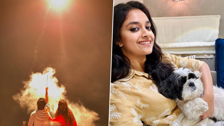 ‘AntoNY x KEerthy’: Did You Know Keerthy Suresh’s Pet NYKE’s Name Is a Sweet Fusion of the Actress and Her Beau Antony Thattil’s Names? Here’s Proof