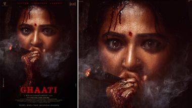 ‘Ghaati’: Anushka Shetty’s Bloodied and Cigar-Smoking Look Unveiled on Her Birthday; Check Out the Gripping New Poster From Krish Jagarlamudi’s Film