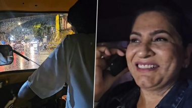 Archana Puran Singh's Auto-Rickshaw Ride in Mumbai Turns Memorable (Watch Video)