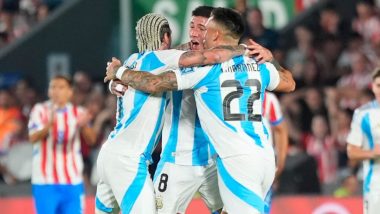 Argentina vs Peru, FIFA World Cup 2026 CONMEBOL Qualifiers Live Streaming and Match Time in IST: How To Watch Free Live Telecast of ARG vs PER on TV and Online Stream Details of Football Match in India?