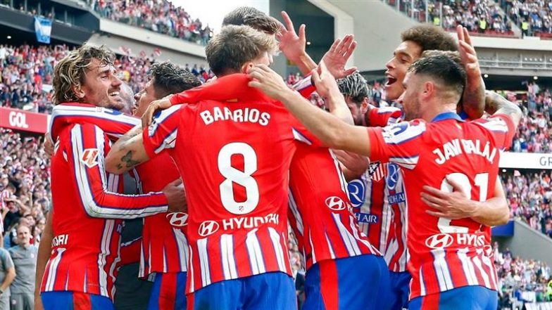 How To Watch Atletico Madrid vs Alaves La Liga 2024-25 Free Live Streaming Online? Get Live Telecast Details of Spanish League Football Match With Time in IST