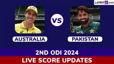 Australia National Cricket Team vs Pakistan National Cricket Team Live Score Updates of 2nd ODI 2024