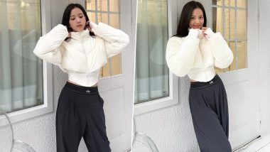 BLACKPINK’s Jisoo Stuns in Athleisure Wear in Latest Post, K-Pop Idol Captivates With Her Effortlessly Stylish Look (View Pictures)