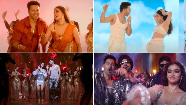 ‘Baby John’ Song ‘Nain Matakka’: Varun Dhawan-Keerthy Suresh Set the Screen on Fire With Sizzling Chemistry in This First Single Crooned by Diljit Dosanjh and Dhee (Watch Video)