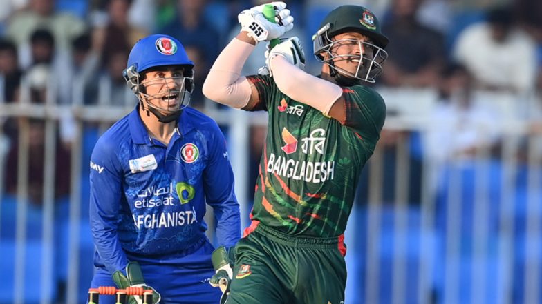 Bangladesh Defeat Afghanistan By 68 Runs in 2nd ODI 2024; Najmul Hossain Shanto, Nasum Ahmed Star as Tigers Level Series 1-1