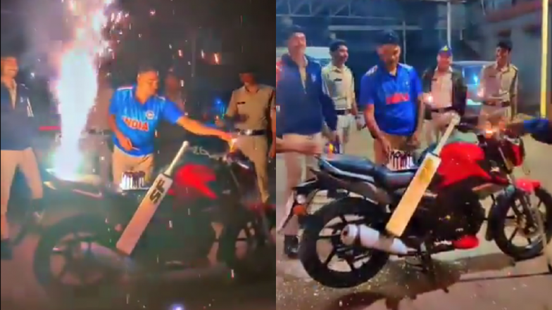 Viral Video Claims Bhopal Police Celebrating Virat Kohli’s 36th Birthday By Bursting Fire Crackers