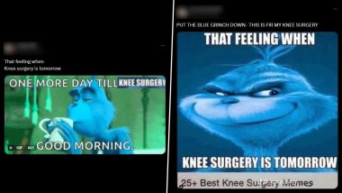 The Blue Grinch Knee Surgery Meme Trend Explained: Why Is ‘That Feeling When Knee Surgery Is Tomorrow’ Going Viral Online? Here’s What You Should Know About the Blue Grinch Phenomenon