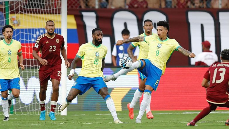 Venezuela 1–1 Brazil, FIFA World Cup 2026 CONMEBOL Qualifiers: Telasco Segovia's Equaliser Helps La Vinotinto Hold Marquinhos and Men in Close Encounter