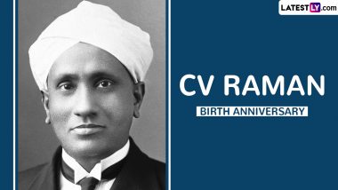 CV Raman Birth Anniversary 2024 Images and HD Wallpapers for Free Download Online: Share Quotes, Messages and Sayings by the Renowned Indian Physicist to Celebrate the Day