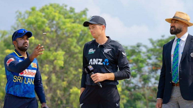 How To Watch SL vs NZ 1st ODI 2024 Free Live Streaming Online? Get Free Telecast Details of Sri Lanka vs New Zealand Cricket Match on TV