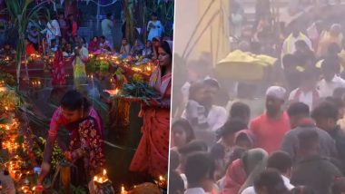 Chhath Puja 2024 Celebration Videos and Images: Devotees Complete Their Fast by Offering Usha Arghya to Rising Sun on Festival’s Final Day (View Posts)