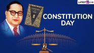 Happy Constitution Day 2024 Greetings, Messages and Images: Celebrating National Law Day in India by Sharing Quotes, Samvidhan Divas HD Wallpapers and WhatsApp Status Online