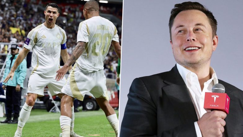 Cristiano Ronaldo Reacts After Elon Musk Congratulates Him for Al-Nassr's 3–1 Win Over Al-Gharafa in the AFC Champions League 2024–25, Says 'Glad Your Eyes Have Time for Good Soccer' (See Post)