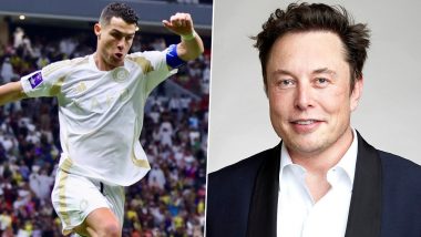 Elon Musk Congratulates Cristiano Ronaldo After Al-Nassr Beat Al-Gharafa 3–1 in AFC Champions League 2024–25 Elite (See Post)