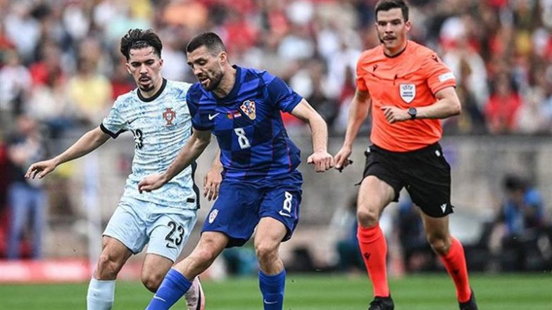 How To Watch CRO vs POR UEFA Nations League 2024-25 Live Streaming Online in India? Get Free Live Telecast of Croatia vs Portugal & Football Score Updates on TV