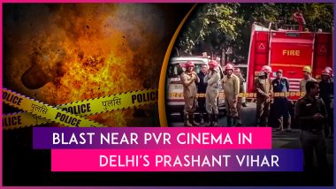 Delhi Blast: 1 Injured in Explosion Near PVR Cinema in Prashant Vihar, Bomb Squad & Police Teams Inspect Site