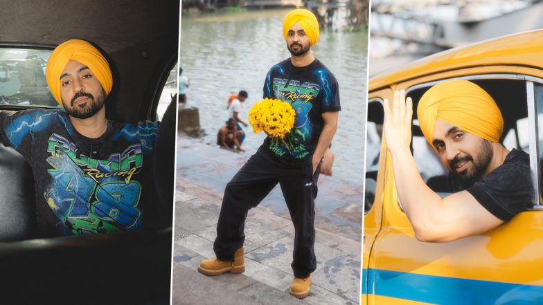 Diljit Dosanjh’s Dil-Luminati Tour Concert in Kolkata Today; Punjabi Singer Explores the City Ahead of His Show (View Pics and Watch Video)