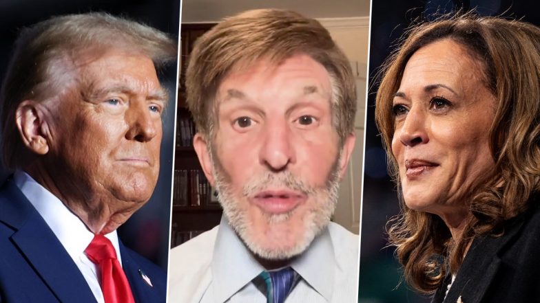 'Polling Nostradamus' Allan Lichtman Says 'Taking Time Off Today' After His Prediction of Kamala Harris Winning US Presidential Election 2024 Turns Out Wrong Following Donald Trump's Historic Victory (Watch Video)