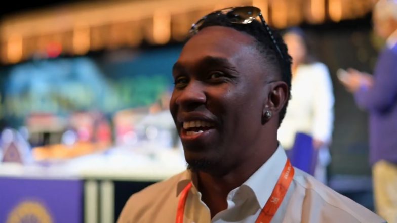 KKR Mentor Dwayne Bravo Reacts After Kolkata Knight Riders Sign Venkatesh Iyer for INR 23.75 Crore at IPL 2025 Mega Auction, Says 'Getting Venky Was One of Our Main Priorities' (Watch Video)