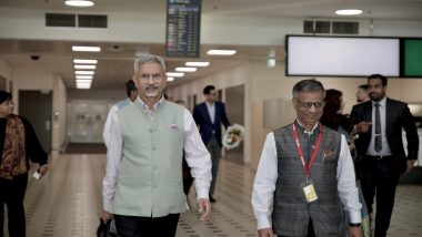 ‘Namaste Australia!’: EAM S Jaishankar Lands in Brisbane on First Leg of His Two-Nation Visit to Australia and Singapore (See Pic)