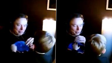 Elon Musk’s 4-Year-Old Son Lil X Continues To Steal Hearts! Adorable Banter Between Billionaire Father and Son X Æ A-Xii Before Bedtime Goes Viral (Watch Video)