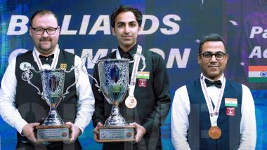 Pankaj Advani Wins Record 28th World Title at IBSF World Billiards Championship 2024 With Victory Over Robert Hall, Sourav Kothari Bags Bronze