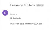 Gen Z Employee’s Short and Casual ‘I Will Be on Leave, Bye’ Email to Indian Boss Divides the Internet, Netizens React to Viral Tweet