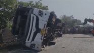 Gondia Road Accident: 12 Killed, 15 Others Injured As MSRTC Bus Trying To Avoid Ramming Biker Topples on Gondia-Kohmara Road; PM Narendra Modi Mourns