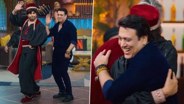 Govinda and Krushna Abhishek Reconcile After Years-Long Feud With Heartfelt Hug on ‘The Great Indian Kapil Show’ (Watch Video)