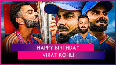 Virat Kohli Birthday Special: Stats and Records of Star Indian Cricketer As He Turns 36