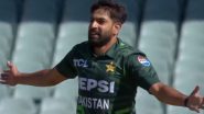 Haris Rauf Completes His Second Five-Wicket Haul in ODIs, Achieves Feat During AUS vs PAK 2nd ODI 2024