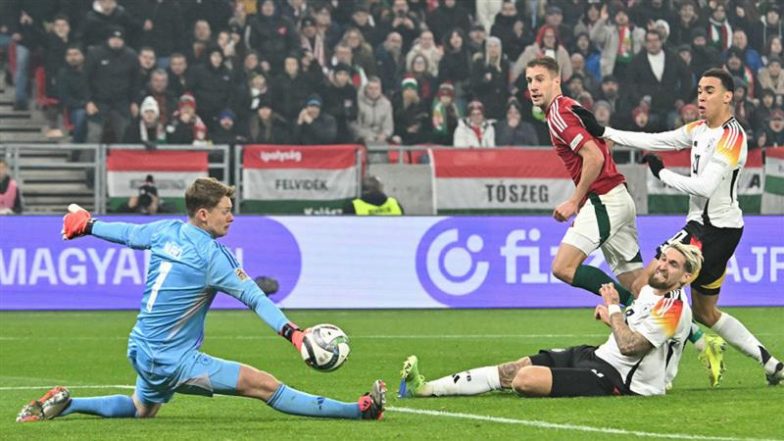 Hungary 1–1 Germany, UEFA Nations League 2024–25: Dominik Szoboszlai's Late Goal Helps Magyarok Hold Nationalelf in Thrilling Contest