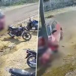 Accident Caught on Camera in Greater Noida: Woman Killed As Minor Loses Control of Speeding Car, Rams Vehicle Into Her in Bisrakh; Disturbing Video Surfaces