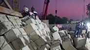 Gujarat: Under-Construction Bullet Train Bridge Collapses in Anand, Several Feared Trapped (Watch Video)