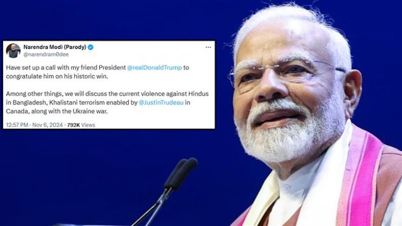 ‘Will Discuss Violence Against Hindus in Bangladesh’: Indian News Anchor Reads Fake Tweet of PM Narendra Modi on Live TV, Video Goes Viral