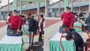 Sudden Death in Ludhiana: Athlete Collapses, Dies Of Heart Attack While Talking To Friend Over Phone at Guru Nanak Stadium; Disturbing Video Surfaces