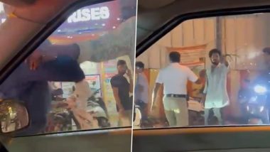 Bengaluru Road Rage: Goons Attack Man’s Car on Crowded Street in Kudlu, Police Respond After Videos Go Viral