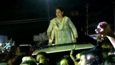 Wayanad: Clash Breaks Out Between Congress Workers and CRPF During Priyanka Gandhi’s Roadshow in Kerala (Watch Video)