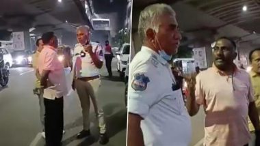 Hyderabad: Traffic ACP Suman Kumar and His Friends Refuse Drunk Driving Test, Abuse Cops; Booked After Video Goes Viral