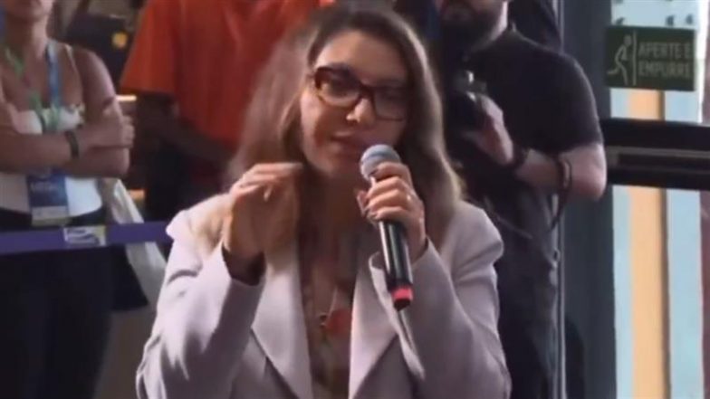 ‘F**K You Elon Musk’: Brazil's First Lady Janja Lula da Silva Insults Billionaire at G20 Social Event, He Responds (Watch Video)