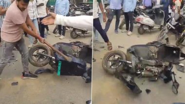 Frustrated With Poor Service, Man Smashes Ola E-Bike With Hammer Outside Showroom; Kunal Kumra Responds After Video Goes Viral